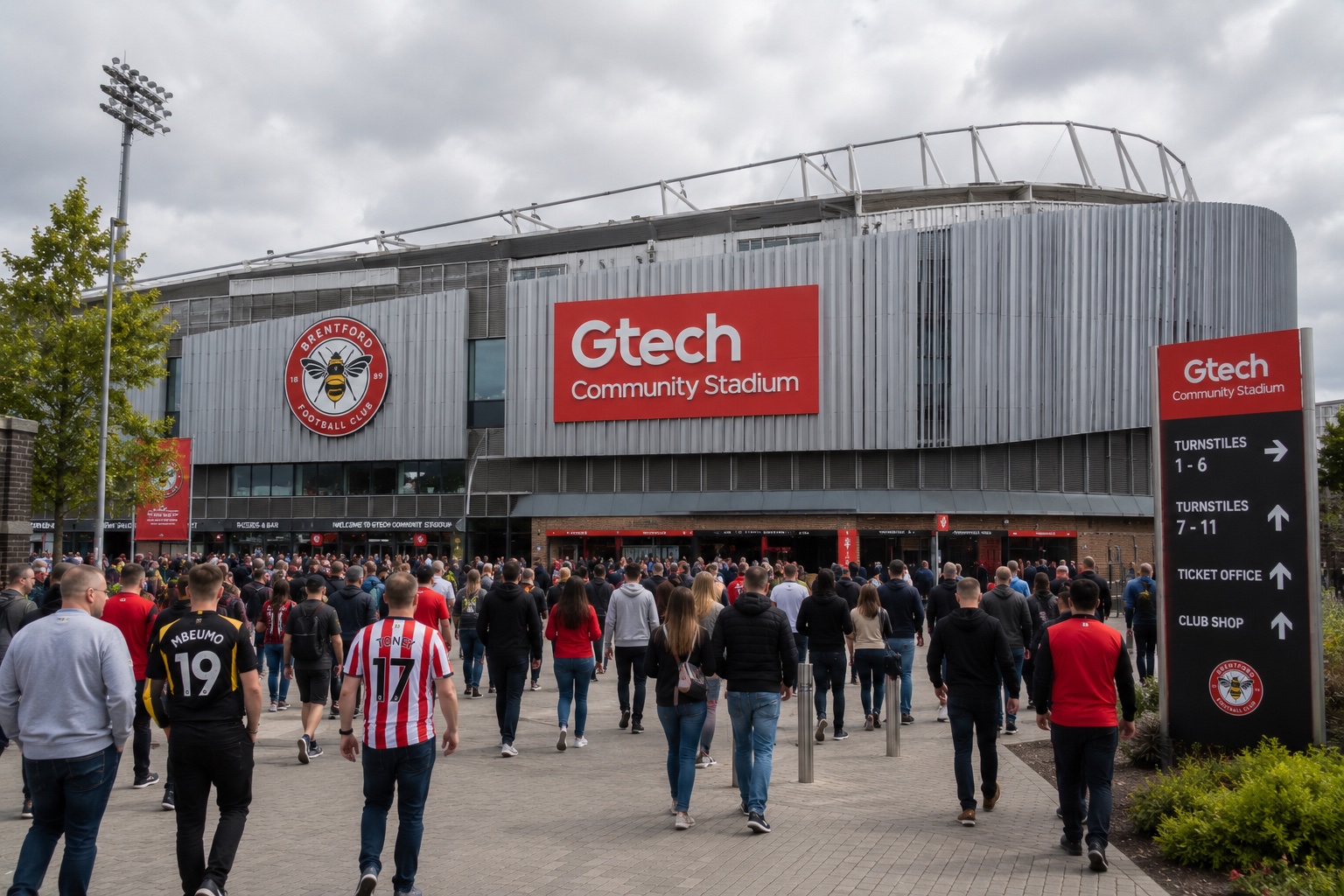 Gtech Community Stadium in London, home of Brentford FC.
