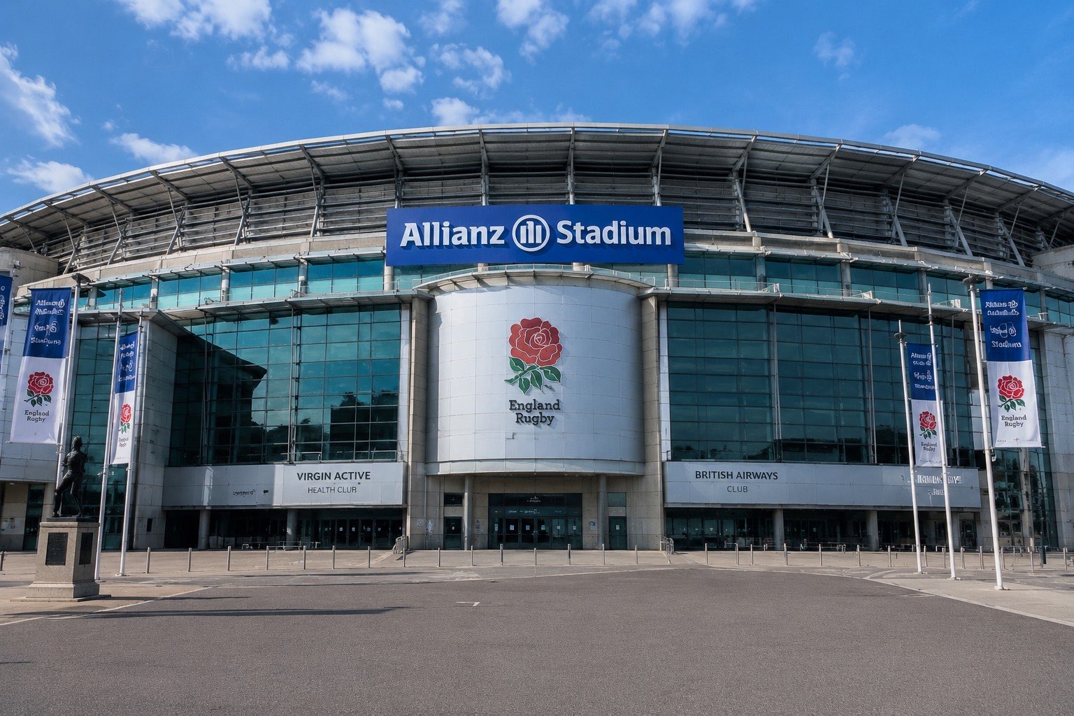 Twickenham (Allianz Stadium) in London, home of England rugby.